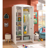Cilek Baby Cotton Sl 2 Doors Wardrobe - Kids Haven